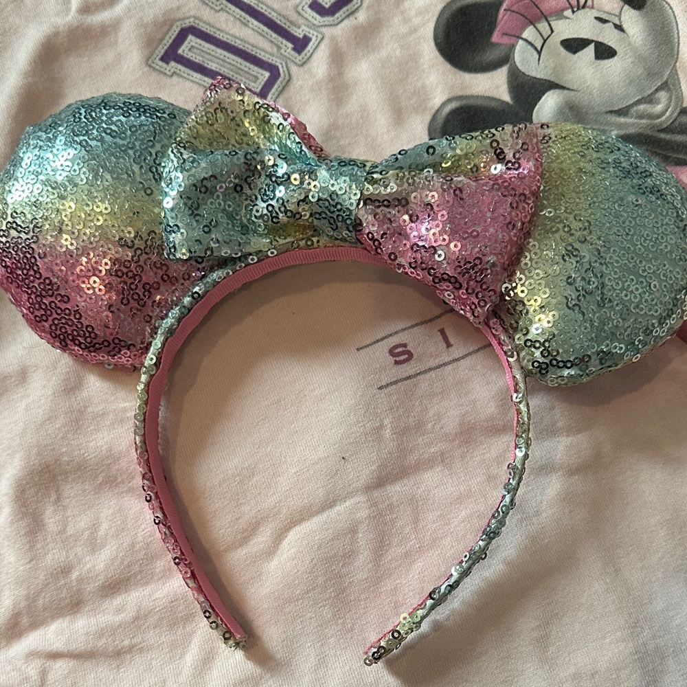 Sequin Minnie Mouse Ears Headband